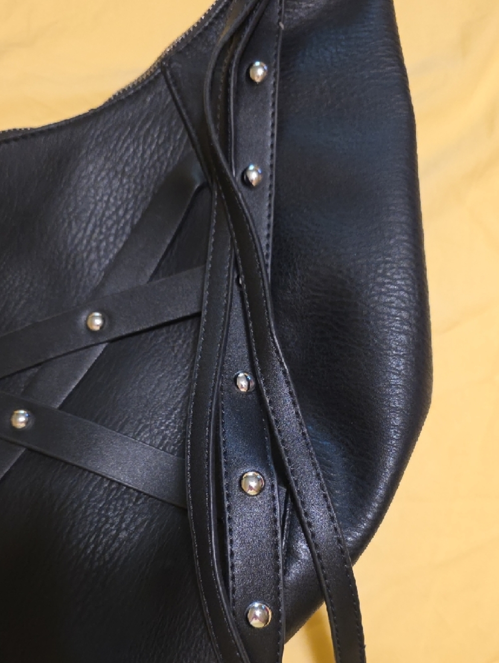 Killstar Possessions Studded Shoulder Bag Harness Corset Vegan Leather - Picture 5 of 16